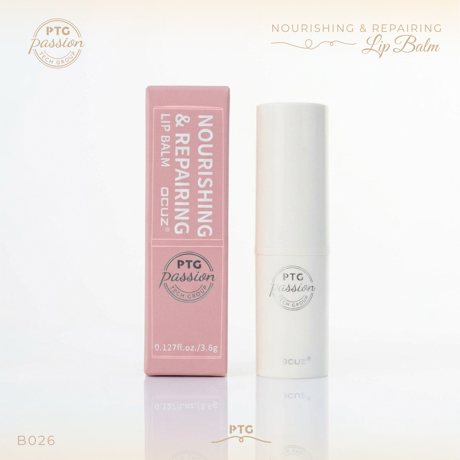 OCUZ Lip Balm (Hami Melon Flavor / Cantaloupe Flavor)