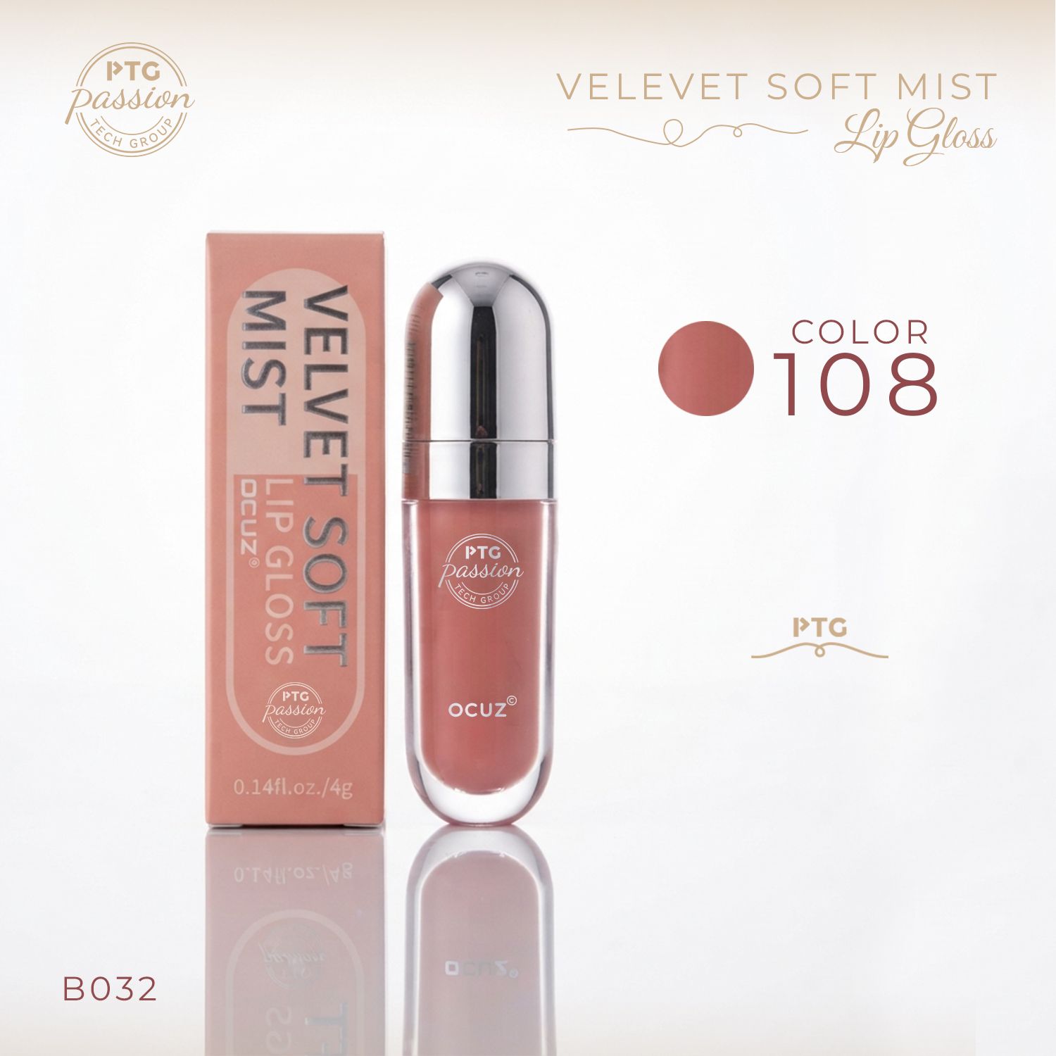 OCUZ Velvet Soft Mist Lip Gloss